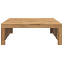 Berkfield Coffee Table Artisan Oak 100X100X35 Cm Engineered Wood - thumbnail 4