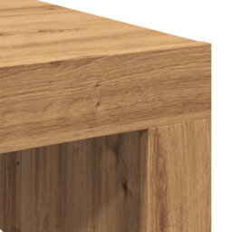 Berkfield Coffee Table Artisan Oak 100X100X35 Cm Engineered Wood - thumbnail 7