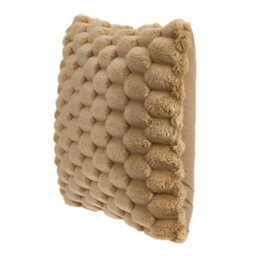 Living And Home 2Pcs Khaki Cozy Soft Plush Throw Pillowcase Cushion Covers With Hidden Zipper - thumbnail 5