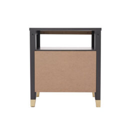 Cabinet Bits Biasi 2 Drawer Charcoal Bedside Table - thumbnail 8