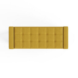 Gfw Verona Fabric Storage Ottoman Bench Mustard - thumbnail 9