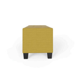 Gfw Verona Fabric Storage Ottoman Bench Mustard - thumbnail 8