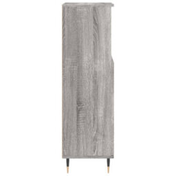 Berkfield Bathroom Cabinet Grey Sonoma 30X30X100 Cm Engineered Wood - thumbnail 7