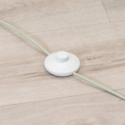 Pastel Bobbin Floor Lamp Base Living Room Free Standing  Sage Green - thumbnail 6