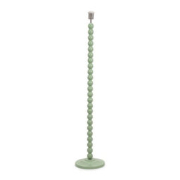 Pastel Bobbin Floor Lamp Base Living Room Free Standing  Sage Green - thumbnail 1