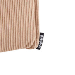 Wyld And Coco Jumbo Beige Corduroy Pouffe - Upholstered Rectangular Bed Bench And Footstool, W120 X D55 X H43Cm - thumbnail 7