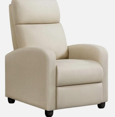 Fabric Recliner Chair Adjustable Reclining Armchair For Living Room Bedroom - image 1