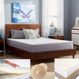 TheWhiteWater Limited Mattress Topper Real Memory Foam (5 Cm Thick) Foam Super King - 183Cm X 200Cm - 60 X 78.7 Inches