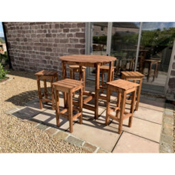 Marlborough Traditional Alfresco Bar Set Six Seater - thumbnail 4
