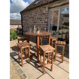 Marlborough Traditional Alfresco Bar Set Six Seater - thumbnail 2