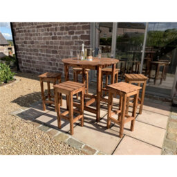 Marlborough Traditional Alfresco Bar Set Six Seater - thumbnail 3