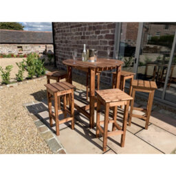 Marlborough Traditional Alfresco Bar Set Six Seater - thumbnail 1