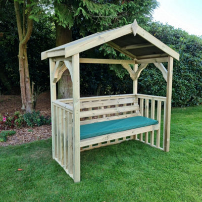 Churnet Valley Garden Furniture Ltd Churnet Valley Garden Furniture Anastasia Arbour Sits 3 - image 1