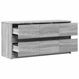 Berkfield Sturdy Tv Cabinet With Led Grey Sonoma 100X34X50 Cm Engineered Wood - thumbnail 9
