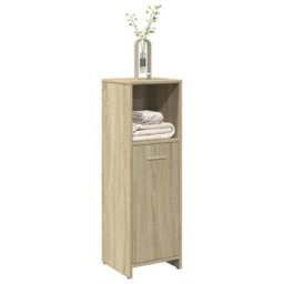 Berkfield Bathroom Cabinet Sonoma Oak 30X30X95 Cm Engineered Wood - thumbnail 1