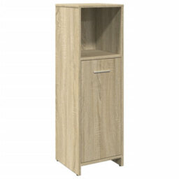 Berkfield Bathroom Cabinet Sonoma Oak 30X30X95 Cm Engineered Wood - thumbnail 2