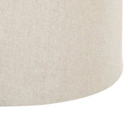 Beliani Kids Pouffe Beige Faux Linen Upholstered Footstool With Hidden Storage, Cone Shape, 33 X 45 Cm - thumbnail 7