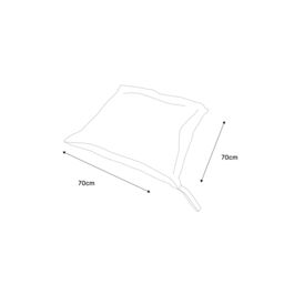 B Essentials Jungle Print Effect Indoor & Outdoor Floor Cushion (L)70Cm (W)70Cm - thumbnail 4