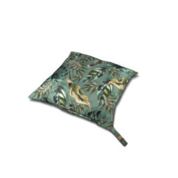 B Essentials Jungle Print Effect Indoor & Outdoor Floor Cushion (L)70Cm (W)70Cm - thumbnail 1