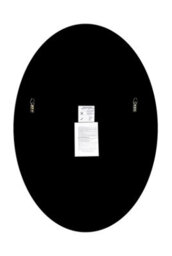 Mirroroutlet The Ovale Frameless Bevelled Oval Wall Mirror 60 X 40Cm - thumbnail 3