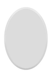 Mirroroutlet The Ovale Frameless Bevelled Oval Wall Mirror 60 X 40Cm - thumbnail 2