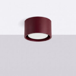 Luminosa Lighting Luminosa Modo Surface Mounted Downlight Burgundy 1X Gx53 - thumbnail 2