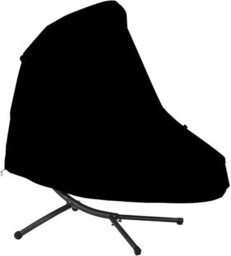 Hanging Chair Cover - Waterproof Protective Fabric And Pvc Lining 198 X 185 117 Cm Black - thumbnail 1