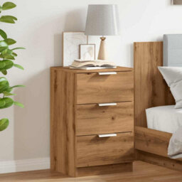Berkfield Bedside Cabinets 2 Pcs Artisan Oak 40X36X65 Cm Engineered Wood - thumbnail 4
