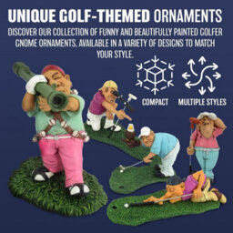 Funny Golf Decoration Figurines Novelty Golfing Statue Sculpture Hand Made Big Bazooka - thumbnail 5