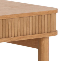 Wyld Haus Copenhagen Natural Oak Office Desk With 2 Tambour Doors - thumbnail 7