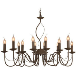 Luminosa Lighting Luminosa Long Island Multi Arm Chandeliers Pale Taupe