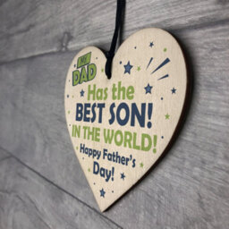 Red Ocean Fathers Day Gifts Wooden Heart Sign Novelty Gift For Dad Keepsake Gifts For Him - thumbnail 7