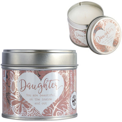 Said With Sentiment Candle In Tin - Daughter - image 1