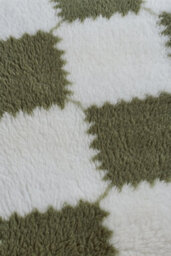 Living And Home Super Soft Comfortable Plush Reversible Checkered Throw Blanket Available All Year Round Green And White 230Cm W X 230Cm D - thumbnail 8