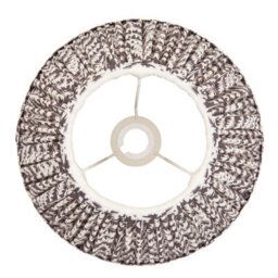 Loops Sophisticated Pearl Grey Tapered Cylinder Lamp Shades - 2 Pack 30Cm - thumbnail 4