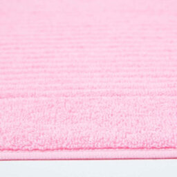 Homescapes Imperial Plain Cotton Pink Bath Mat - thumbnail 3