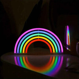 Rainbow Led Neon Night Light For Home Decor 30 X 16.5 Cm