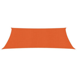 Berkfield Sunshade Sail 160 G/m2 Orange 2X3 M Hdpe - thumbnail 2