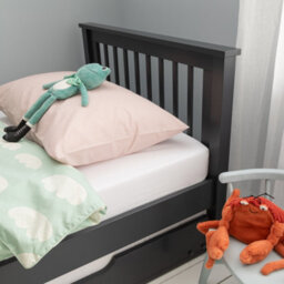 Nöa & Nani Noa & Nani Single Bed Frame With Spacesaver Pull Out Trundle In Anthracite Hampshire - thumbnail 5
