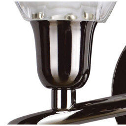 Luminosa Lighting Luminosa Amel Wall Lamp Switched 2 Light L1/sgu10, Black Chrome - thumbnail 5