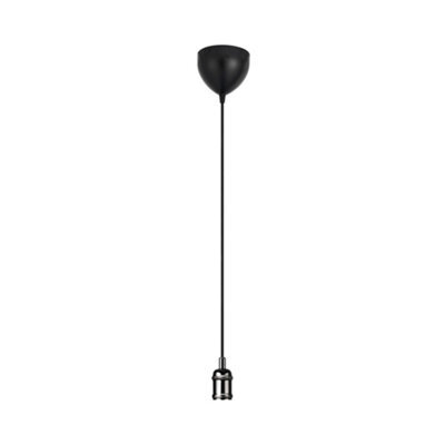 Nordlux Avra Indoor Pendant Light Black Metal E27 Retro - Mains Powered, Ip20 - image 1