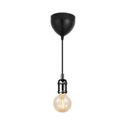 Nordlux Avra Indoor Pendant Light Black Metal E27 Retro - Mains Powered, Ip20 - thumbnail 3