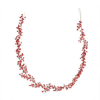 Berry Garland L183Cm - Red Ornament - image 1