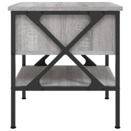 Berkfield Industrial Bedside Tables 2 Pcs Grey Sonoma 40X42X45 Cm Engineered Wood - thumbnail 8