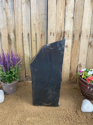 Erth Stone 600mm Grey Slate Monolith Water Feature - image 1