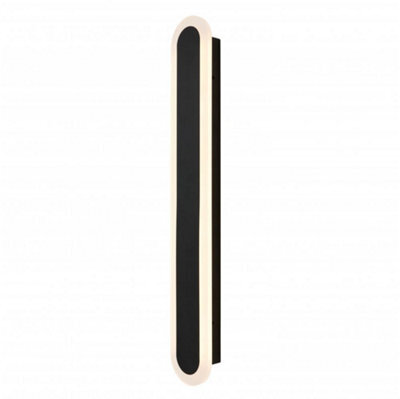 Zink Zn-44554-Blk Ren Outdoor Ip65 16W Led Cct 60Cm Linear Wall Light In A Black Finish - image 1