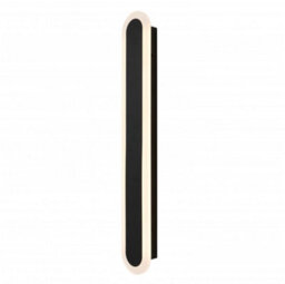 Zink Zn-44554-Blk Ren Outdoor Ip65 16W Led Cct 60Cm Linear Wall Light In A Black Finish - thumbnail 1