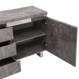 Furniture in Fashion Sydney Large Sideboard With 2 Door 3 Drawer In Concrete Effect - thumbnail 8