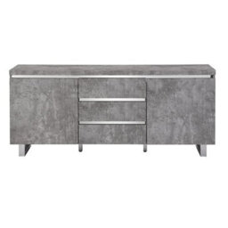 Furniture in Fashion Sydney Large Sideboard With 2 Door 3 Drawer In Concrete Effect - thumbnail 4