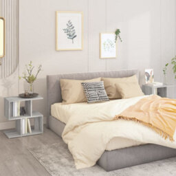 Vidaxl Bedside Cabinets 2 Pcs Grey Sonoma 50X30X51.5 Cm Engineered Wood - thumbnail 1